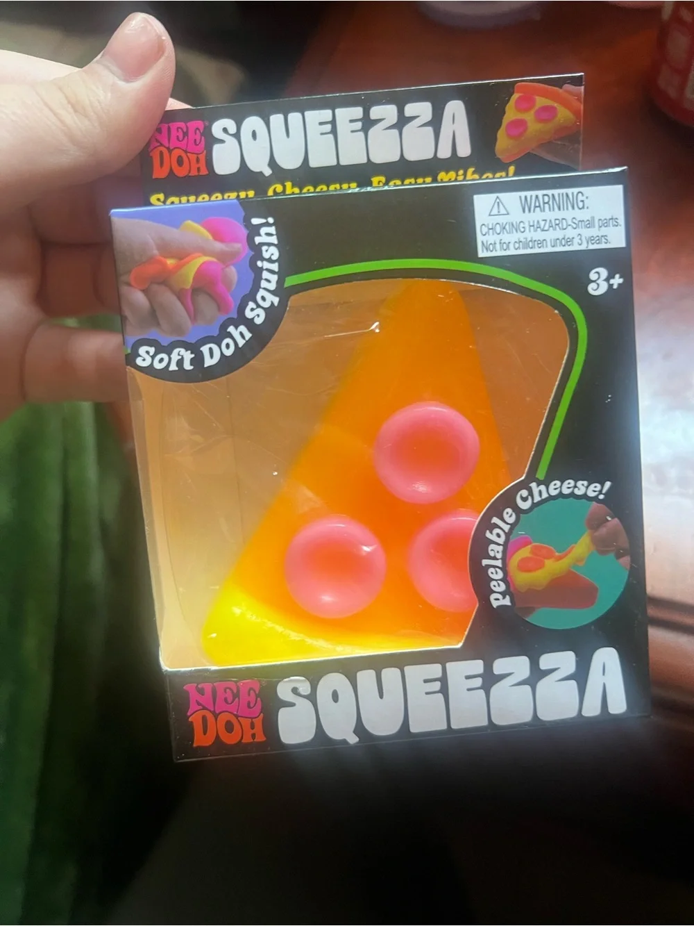 Squishy Pizza Cheese Slice Toy